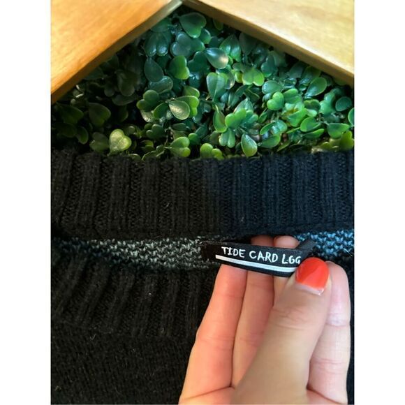 Tide Card Log Baggy AOP Flames Sweater Size XL - Picture 2 of 3